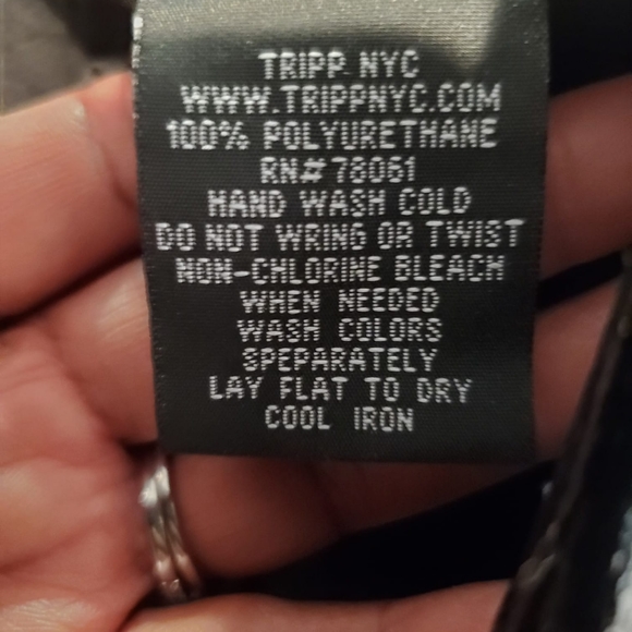 Black patent leather jacket - Picture 4 of 4